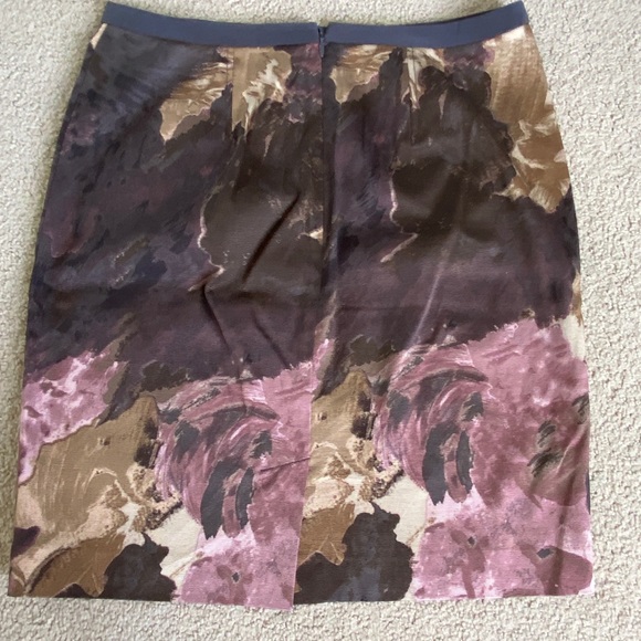 Ann Taylor Loft 6P pencil skirt in abstract print - Picture 5 of 6